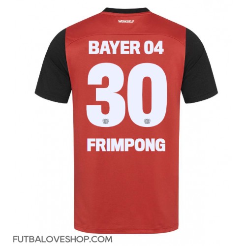 Dres Bayer Leverkusen Jeremie Frimpong #30 Domáci 2024-25 Krátky Rukáv